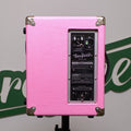 Shot of the back of an Activier (2) One10T with custom Pink Bronco tolex